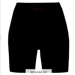 SKIMS ribbed boxer bike shorts lounge